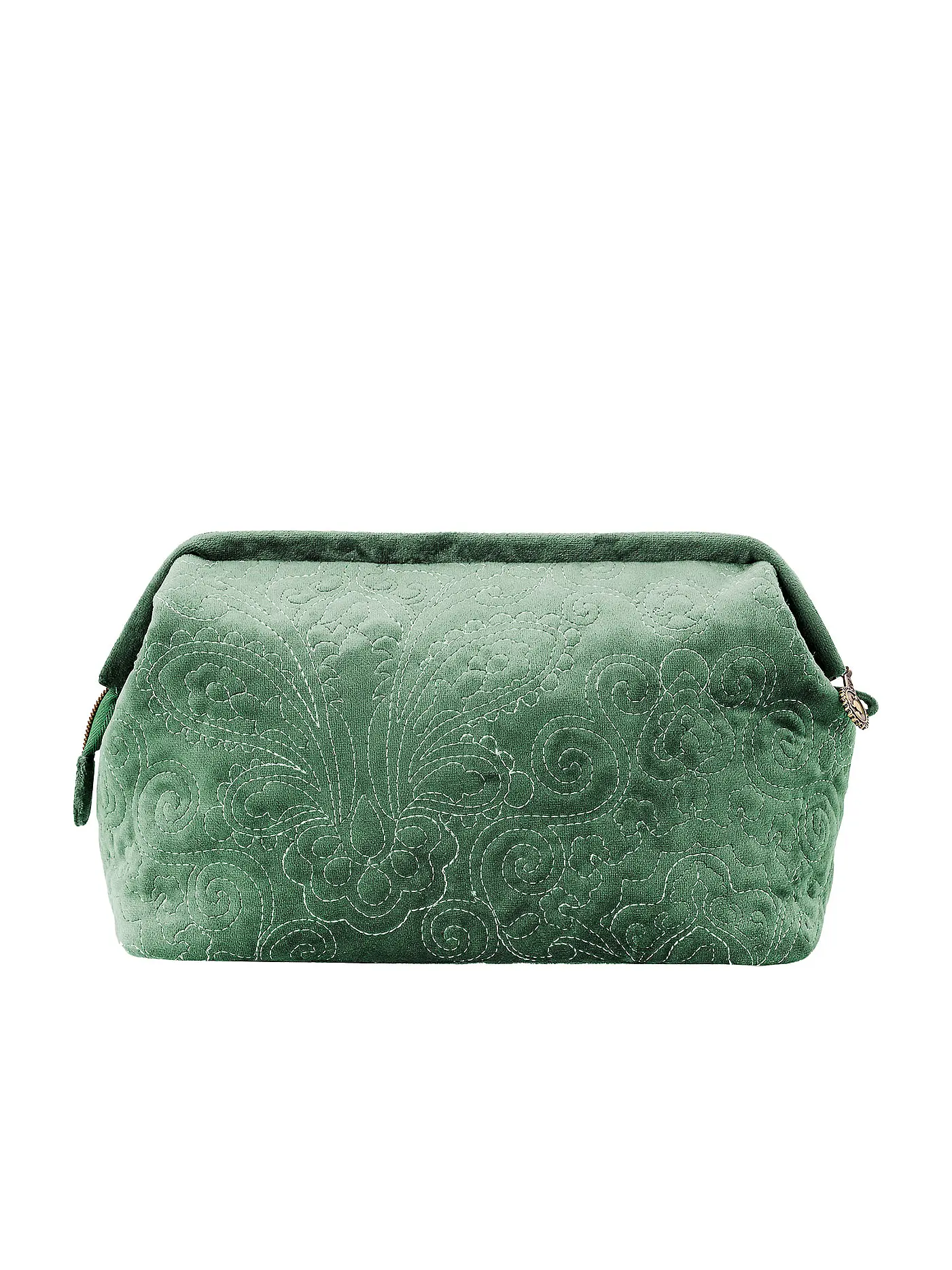 PIP STUDIO | Kosmetiktasche Velvet QUILTEY DAYS Large | petrol